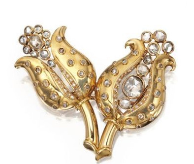 欧洲古董珠宝中常见的植物元素
